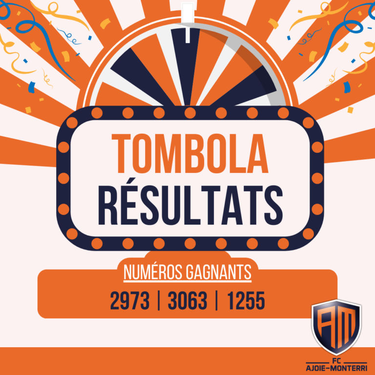 Résultats tombola